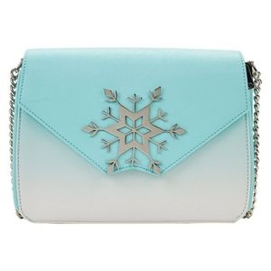 Disney Loungefly Frozen Elsa Snowflake Crossbody NWT